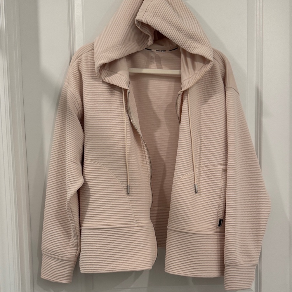 DKNY Sport Tech Ottoman Full Zip Hoodie - Picture 2 of 5